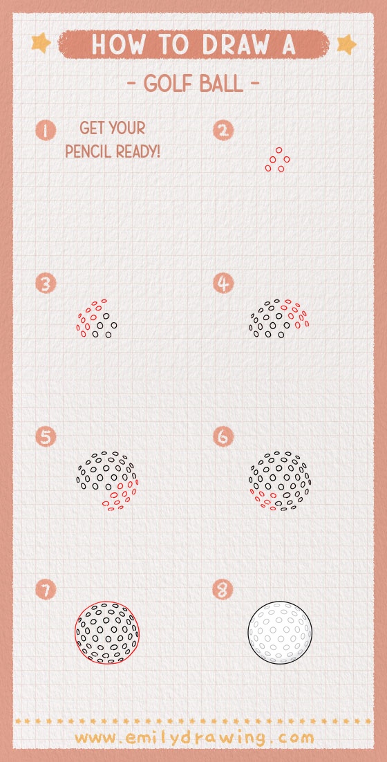 how to draw a golf ball pinterest pin